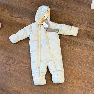 Free Country Light Blue Puffer Baby One-Piece Footie